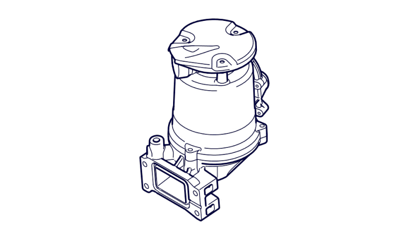 Маслоотделитель системы вентиляции картера двигателя 